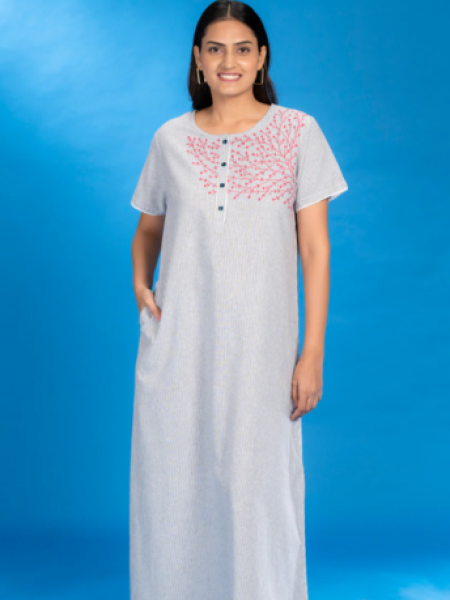 Long Cotton Nighty