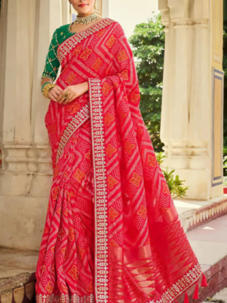 Bandhani Sarees