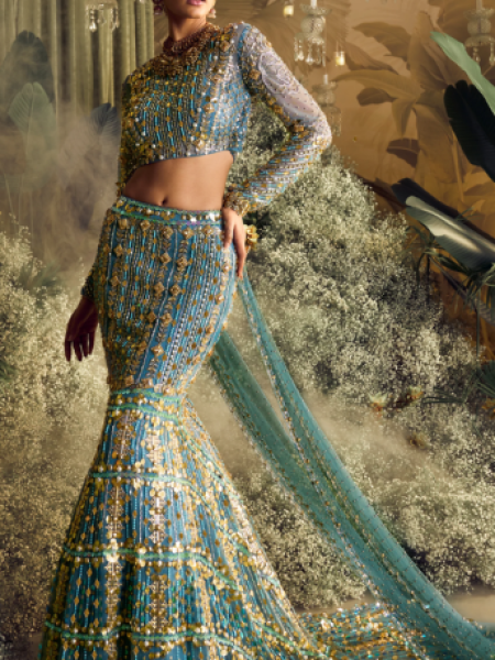 Mermaid lehenga